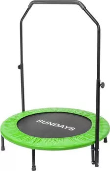Батут с ручкой Sundays Fitness D101 377047 зеленый