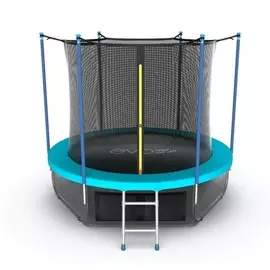 Батут с внутренней сеткой и лестницей EVO Jump Internal 6ft + нижняя сеть, морская волна (Wave)