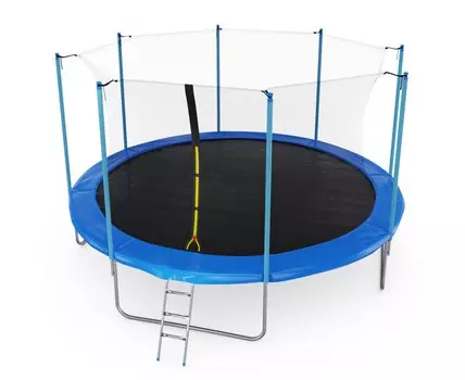 Батут с внутренней защитной сеткой DFC Femmto 14FT-B синий