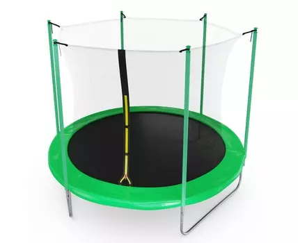 Батут с внутренней защитной сеткой DFC Femmto 10FT-G зеленый