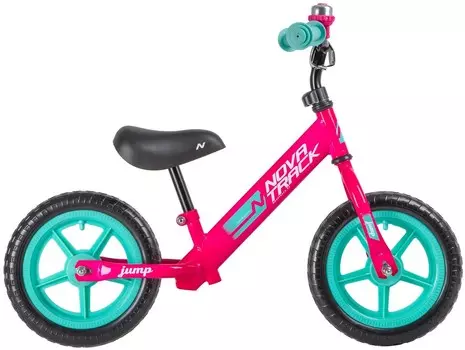 Беговел Novatrack Jump 12JUMP.PN20 розовый