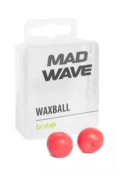 Беруши Mad Wave Waxball M0717 01 0 05W красный