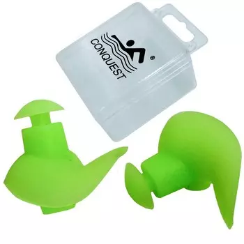 Беруши силиконовые в боксе C33554-3 салатовые