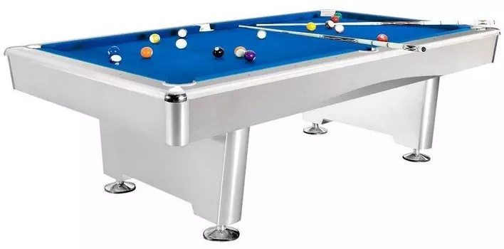 Бильярдный стол для пула Dynamic Triumph 8 ф 55.071.08.2 матово-белый