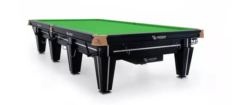 Бильярдный стол для снукера Rasson Billiard Magnum Pro с системой подогрева плит 56.990.12.5 черный