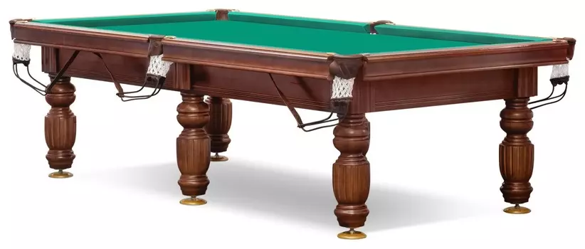 Бильярдный стол пирамида Weekend Устюг (10 футов, 6 ног, 25мм камень) борта ясень 57.801.10.5