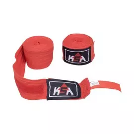 Бинт боксерский KSA Stalker Red, хлопок, 4.5 м