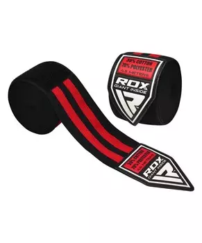 Бинт боксерский RDX l4,5 м PRO HWP-1BR Black\Red