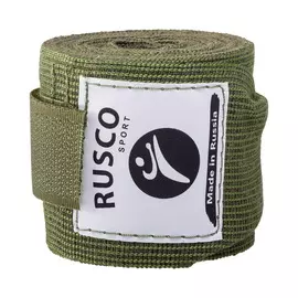 Бинт боксерский Rusco 4,5м, х/б, хаки
