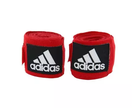 Бинты эластичные Adidas Boxing Crepe Bandage красный