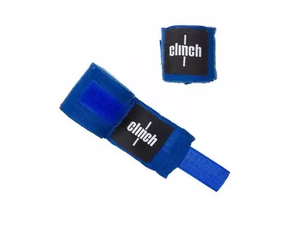 Бинты эластичные Clinch Boxing Crepe Bandage Punch (пара) C139 синие длина 2.55 м
