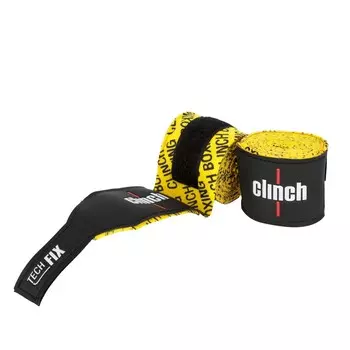Бинты эластичные Clinch Boxing Crepe Bandage Tech Fix C140 желтый длина 3.5 м