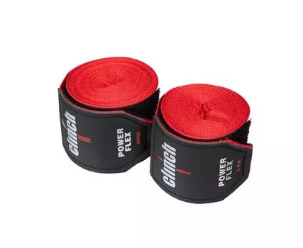 Бинты боксерские 350см Clinch Boxing Hand Wrap Power Flex C239 красный длина 3.5 м