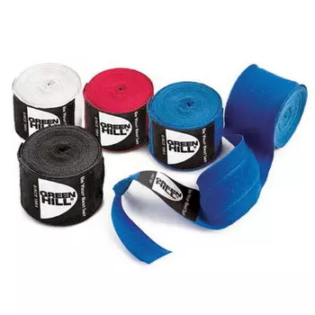 Бинты боксерские эластичные Green Hill BP-6232d-BK L=4,5 м (пара) черный