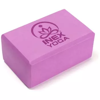 Блок для йоги 23x15x10см Inex Yoga Block EVA 4 quot; YGBK-PR фиолетовый