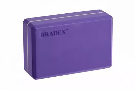 Блок для йоги Bradex SF 0409 фиолетовый