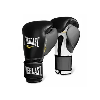 Боксерские перчатки Everlast Powerlock 14 oz черный/серый 2200655