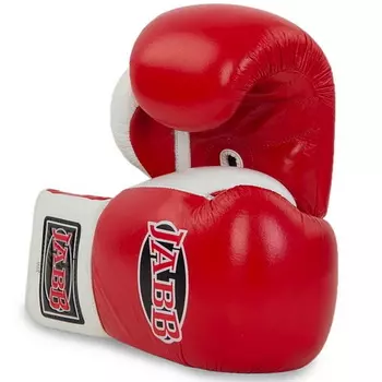 Боксерские перчатки Jabb JE-2000 красный/белый, 12 oz