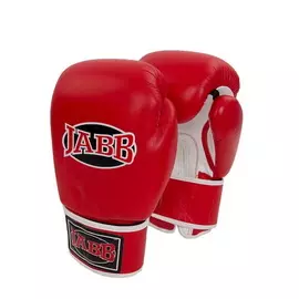 Боксерские перчатки Jabb JE-2014 красный/белый, 12 oz