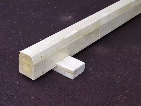 Бревно напольное 5 м. на деревянных ногах Гимнаст 9.05