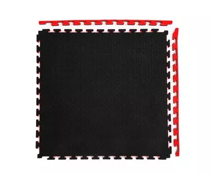 Будо-мат ППЭ-2040 (100x100x4см) 12285 черно-красный