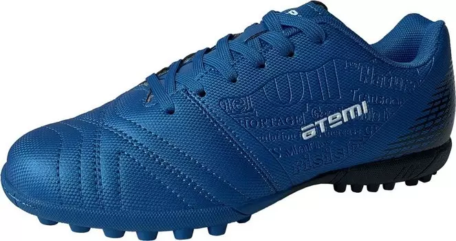 Бутсы футбольные Atemi голубые, синтетическая кожа, SD550 Turf