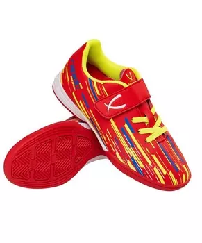 Бутсы зальные J?gel Rapido JSH101-K, красный, р. 28-33