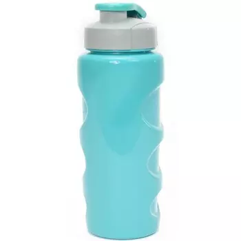 Бутылка для воды HEALTH and FITNESS со шнурком, 500 ml, anatomic КК0156 голубая