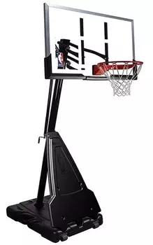 Cтойка баскетбольная, мобильная Spalding Platinum Portable Acrylic 60 quot; 68562CN