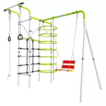 Дачный комплекс Космос + ЦЕПНЫЕ качели Romana 103.21.05 салатовый\белый