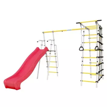 Дачный комплекс Romana Богатырь MAX (без качелей) 103.07.07 белый\жёлтый