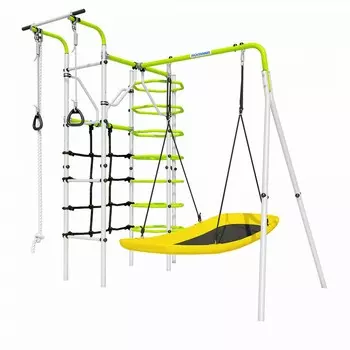 Дачный комплекс Romana Космос + ЛОДКА качели 103.21.05 салатовый\белый