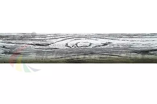 Деревянный поручень для хореографических станков 2 м, Дуб Spektr Sport белый+черная патина