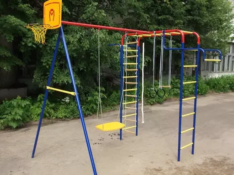Детская игровая площадка Пионер Дачный-Мини с качелями на цепях ЦК