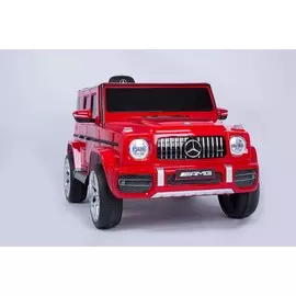 Детский электромобиль River-Toys Mercedes-Benz G63 с ДУ T999TT вишневый-глянец