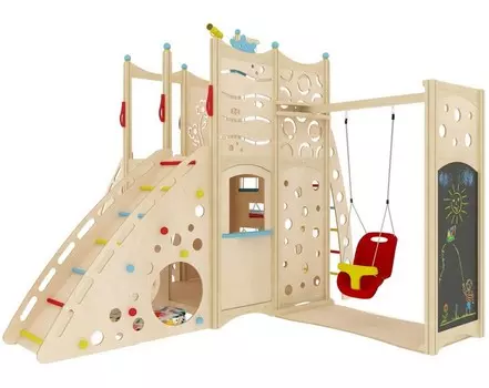 Детский домашний игровой комплекс Igragrad 10 с качелями