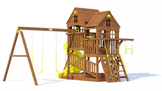 Детский игровой комплекс Мой двор Панорама с трубой 10104 01