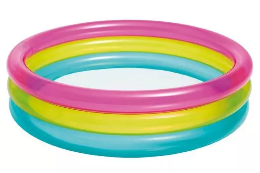 Детский надувной бассейн 86x25см Intex Радуга 57104