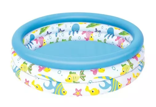 Детский надувной бассейн Океан 102x25см Bestway 51008