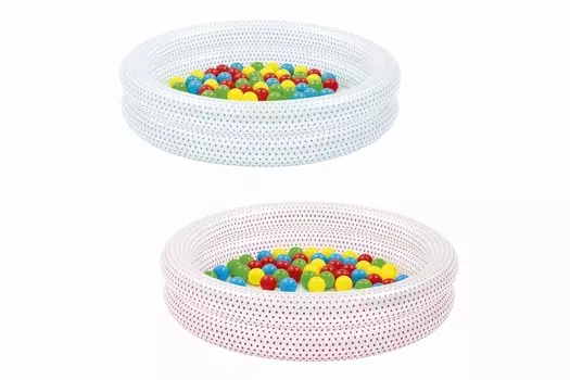 Детский надувной бассейн с мячами Play Pool, 91x20см Bestway 51141