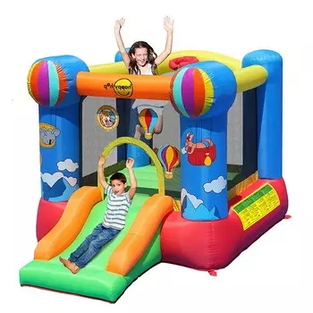 Детский надувной батут Happy Hop Вокруг света 9070N