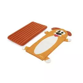 Детский надувной матрас 76х132х10см Bestway Щенок со спальным мешком 68109