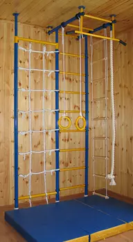 Детский спортивный комплекс Городок Г-образный+стойка с сеткой 60 см