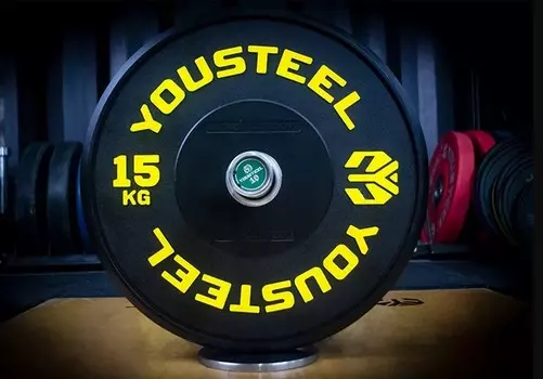 Диск 15кг YouSteel Training PRO черный