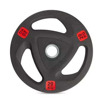 Диск 51мм обрезиненный с 3-мя хватами 20кг VictoryFit VF-ST51200
