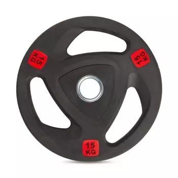 Диск 51мм обрезиненный с 3-мя хватами 15кг VictoryFit VF-ST51150