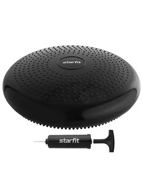Диск балансировочный Star Fit с насосом, массажный BP-104 черный