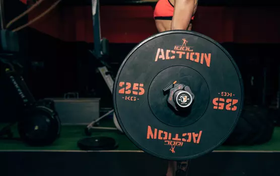 Диск бамперный IDOL Action D50мм Черный 25 кг