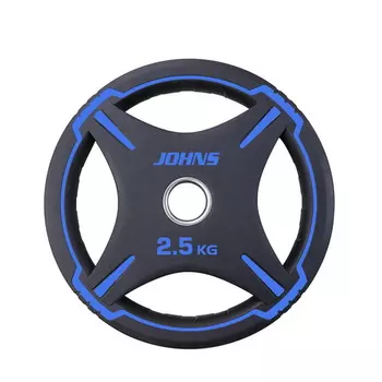 Диск полиуретановый 2,5 кг Johns 91030 -2,5ВC черно-синий