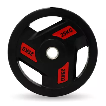 Диск обрезиненный c хватом 25кг, 51 мм UnixFit PRO DG25RUBPRD